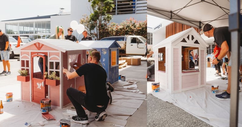 Cubby house build for sunnykids (1)