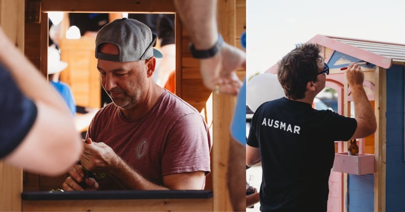 Cubby house build for sunnykids (2)