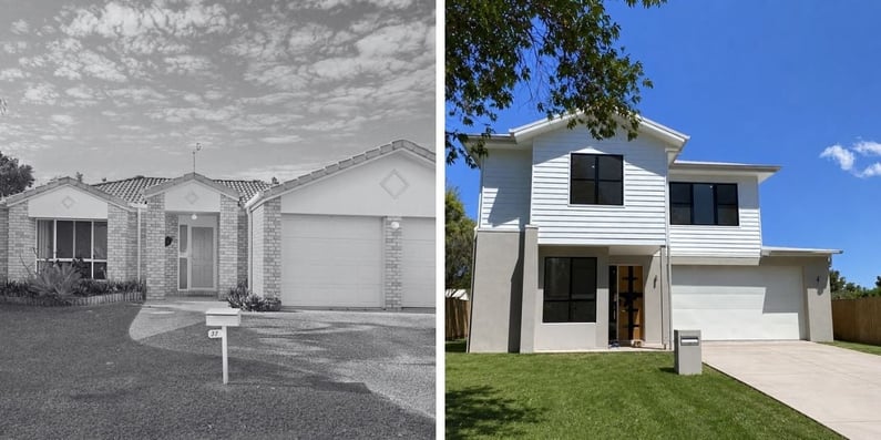 Before and After How a Knockdown Rebuild Became a Dream Custom Home_Feature Image